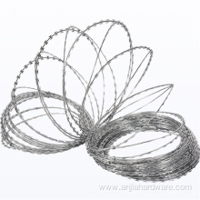 hot dipped Galvanized razor wire